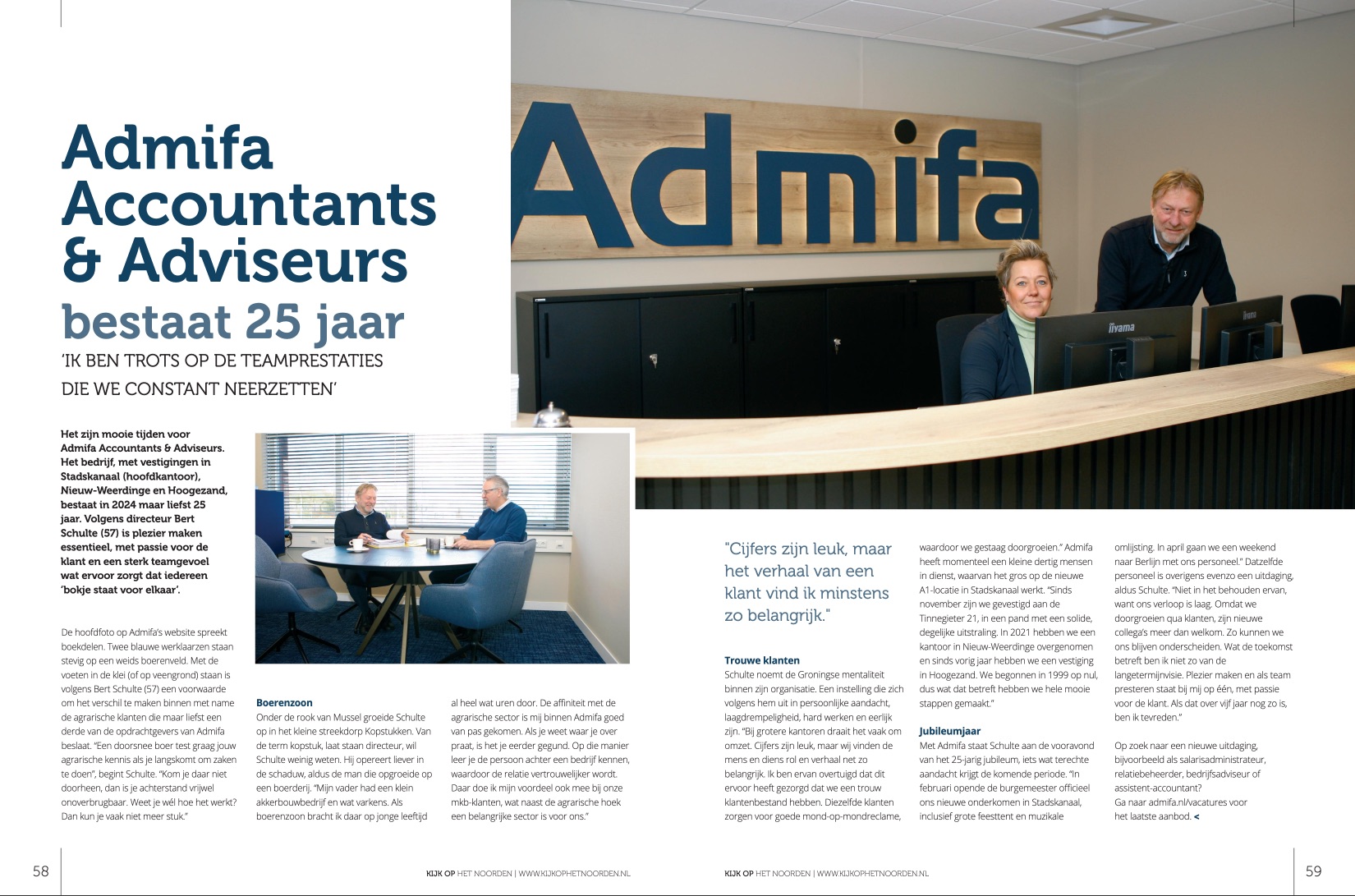 Admifa Accountants en Adviseurs Stadskanaal in de media